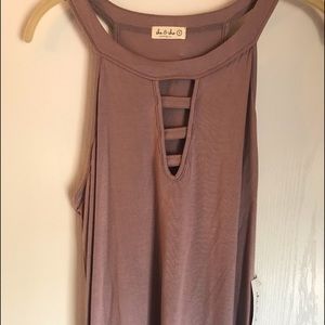 BNWT She & Sho BOUTIQUE NEW BOUTIQUE Tank in Dusty Rose.Size Small  Cute…